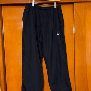 Nike Blue Track Pants with White Logo